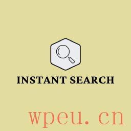 Instant Search最好的WordPress常用插件下载博客插件模块