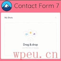 拖放Contact Form 7最好的WordPress常用插件下载博客插件模块的文件上载