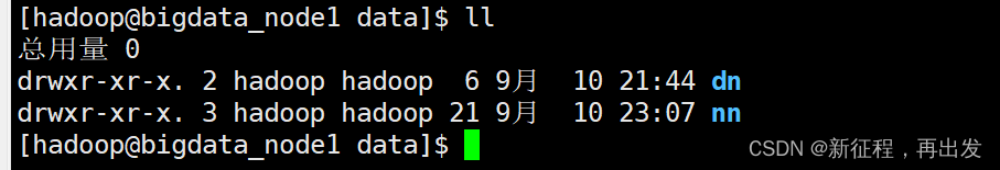 Hadoop的HDFS的集群安装部署