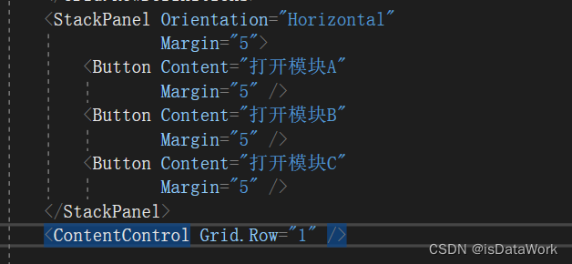 Wpf如何让xmal的属性换行显示格式化