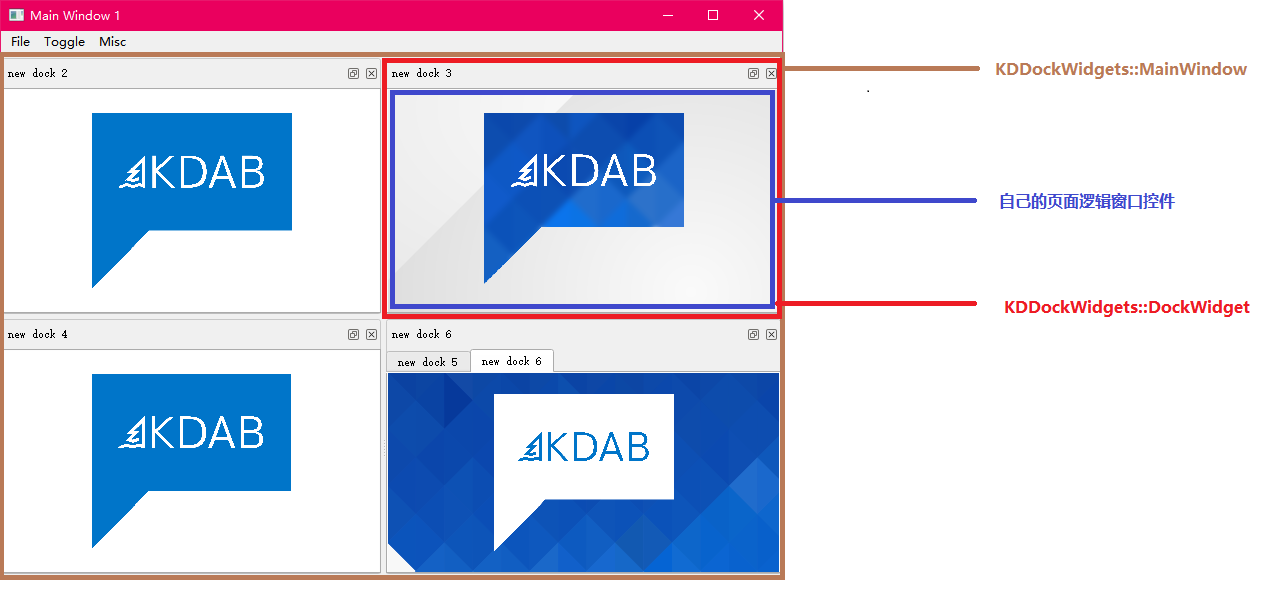 Qt扩展-KDDockWidgets 的使用