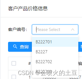 jeecg-boot Vu2前端-下拉搜索框j-search-select-tag